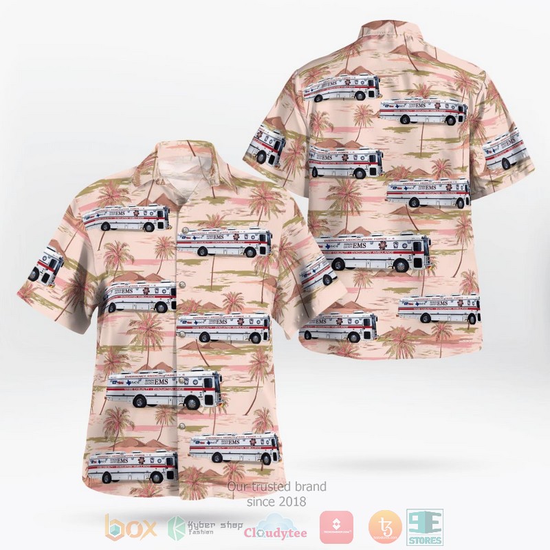 Hopewell Junction New York Hopewell Hose Company 1 Aloha Shirt