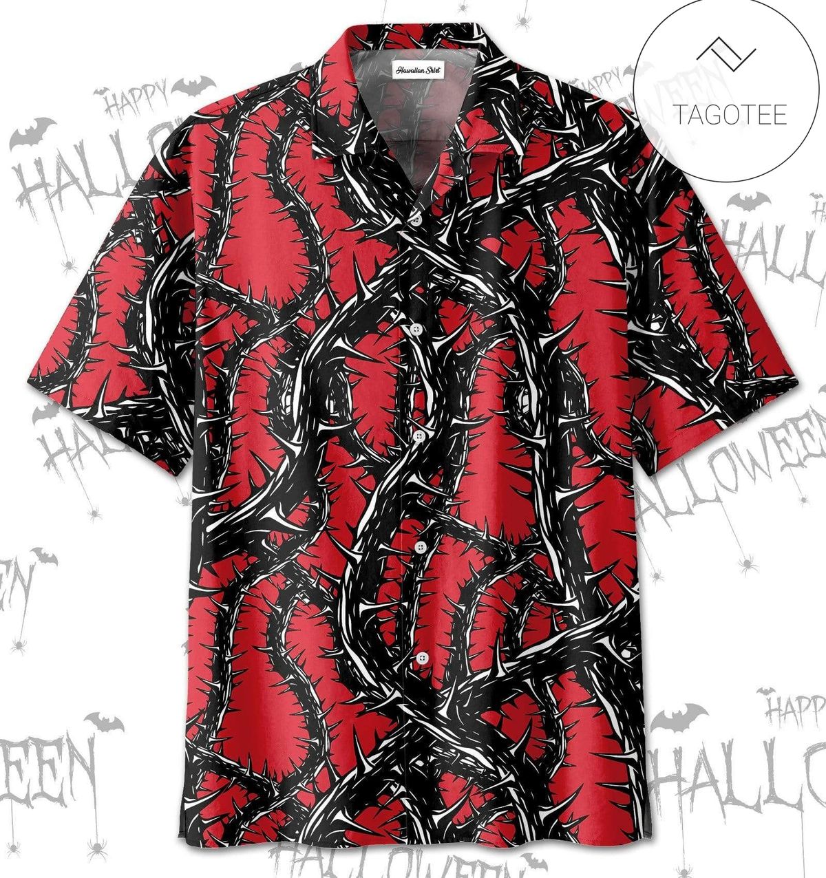 Horror Blue Eyes Halloween Scary Hawaiian Aloha Shirts