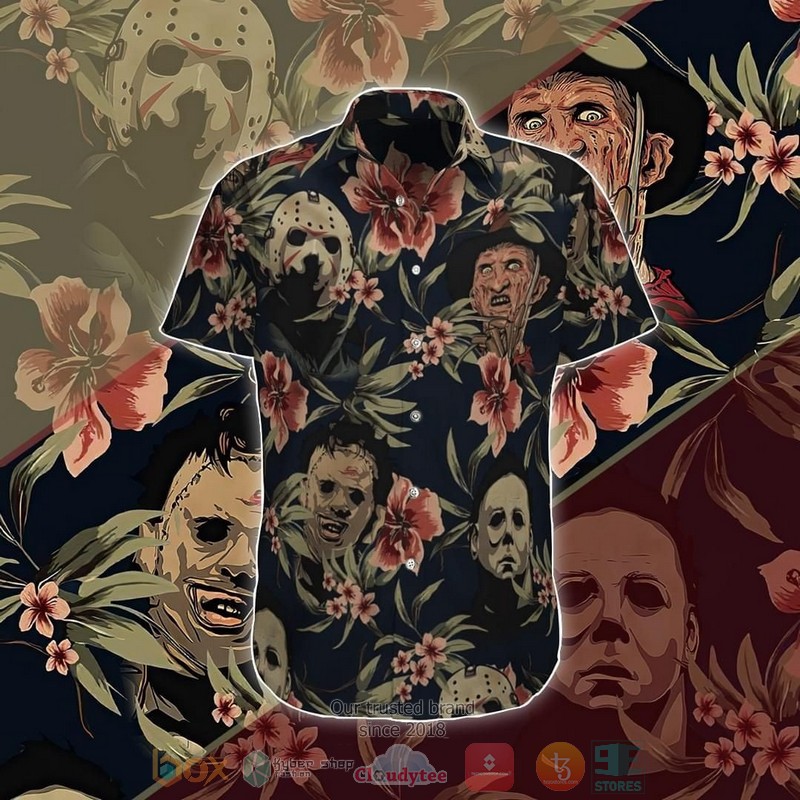 Horror Character Tropical Hawaiian Shirt