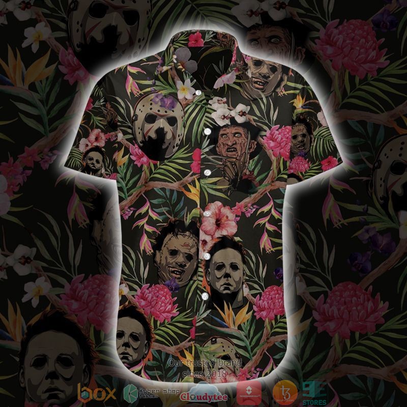 Horror Characters Tropical Hawaiian Shirt