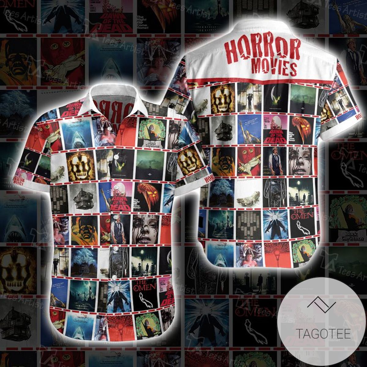 Horror Business Album by Misfits Hawaiian Shirt