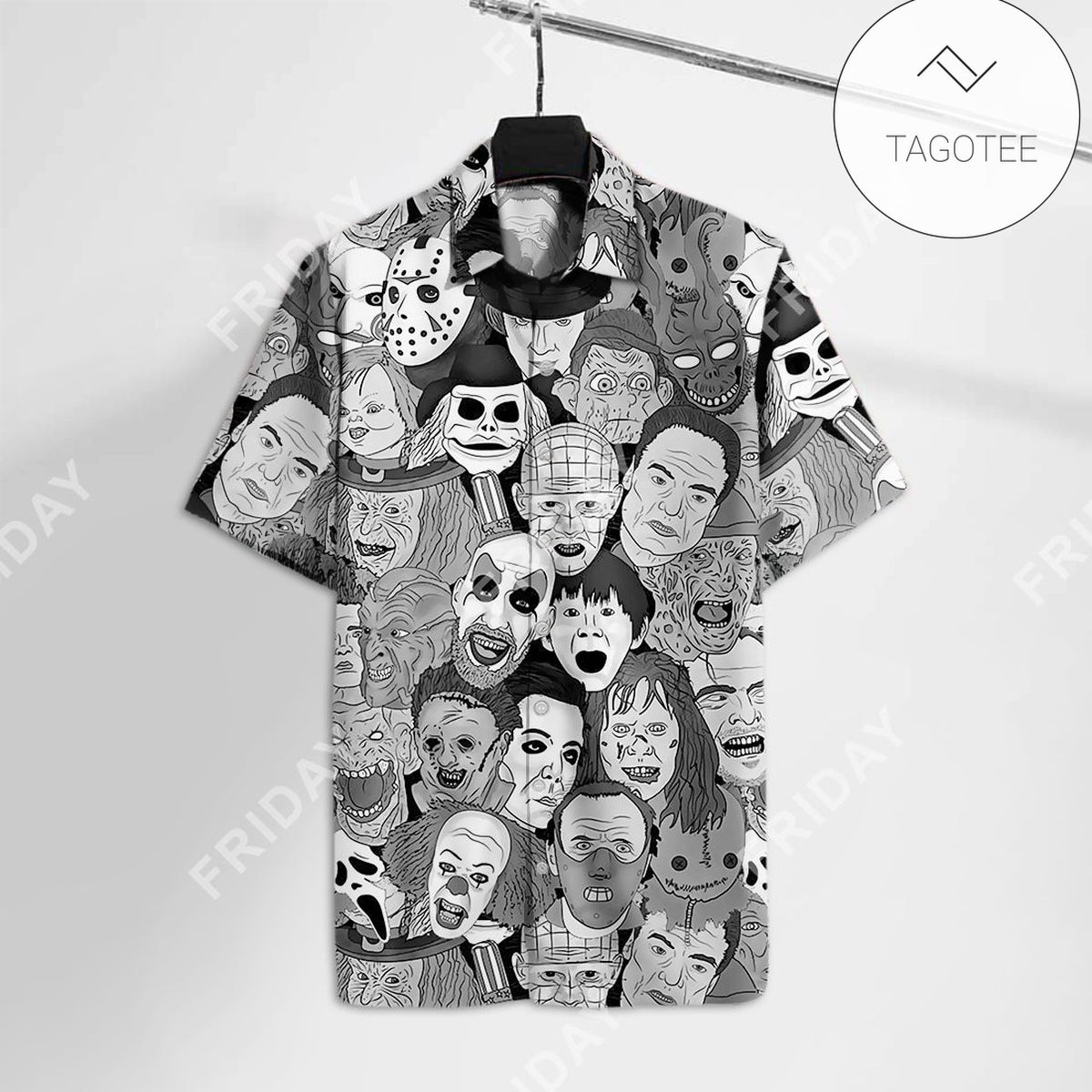 Horror Movie Halloween Hawaiian Shirt