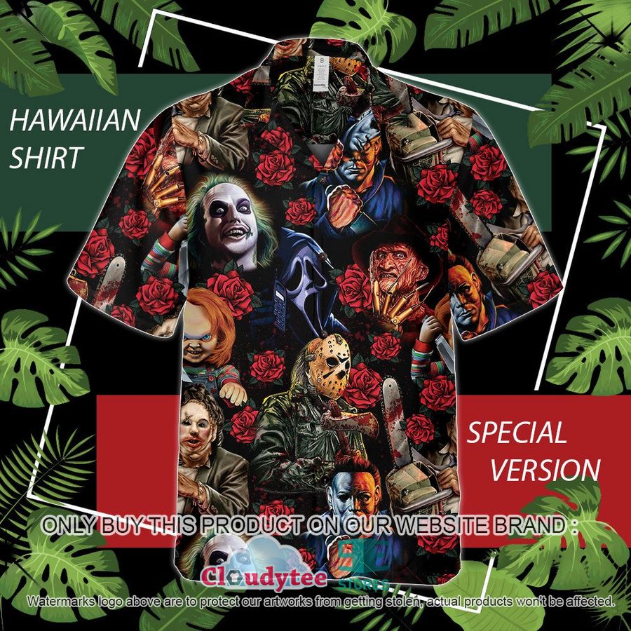 Horror movie Characters Retro Hawaiian Shirt