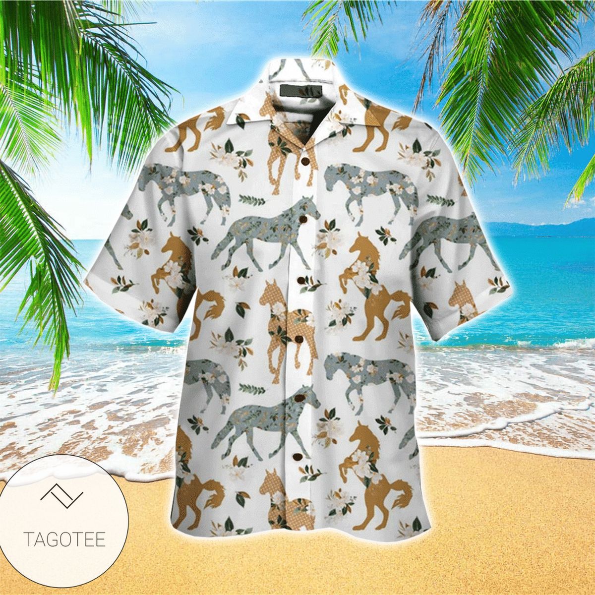 Horse 2022 Authentic Hawaiian Aloha Shirts