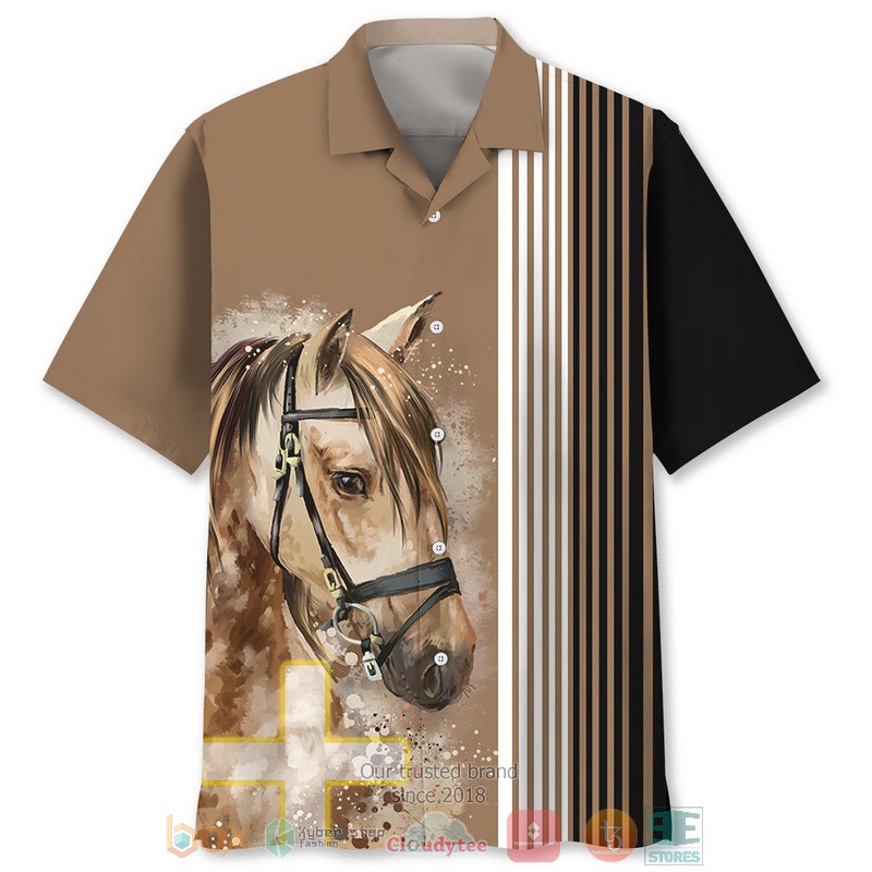 Horse And Jesus Hawaiian Shirt