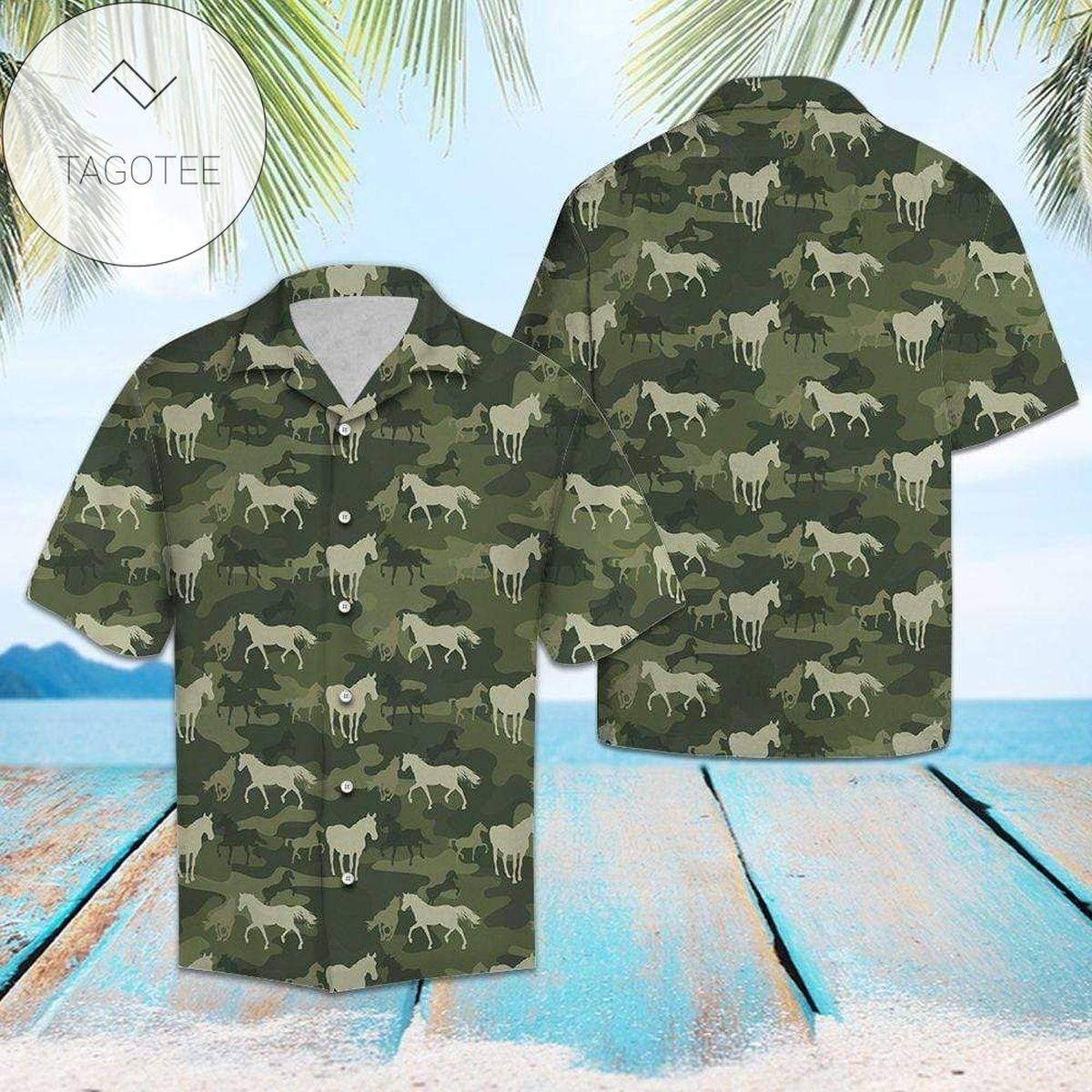 Horse 2022 Authentic Hawaiian Aloha Shirts