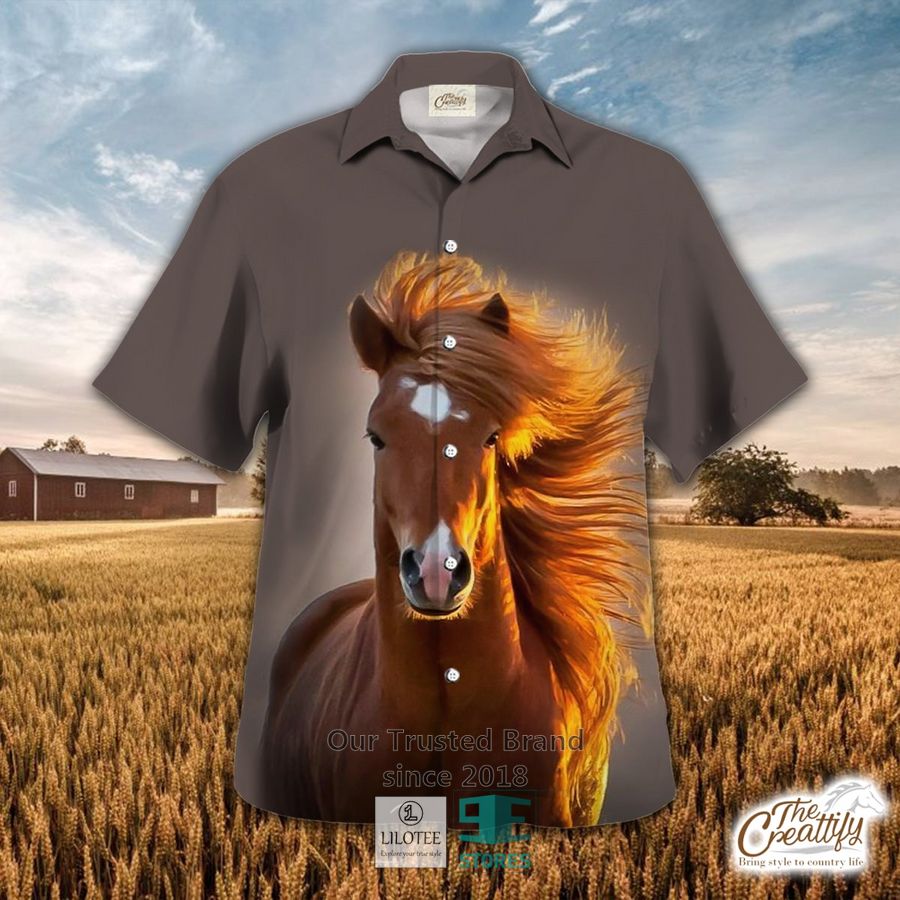 Horse Arabic Islamic Hawaiian Shirt