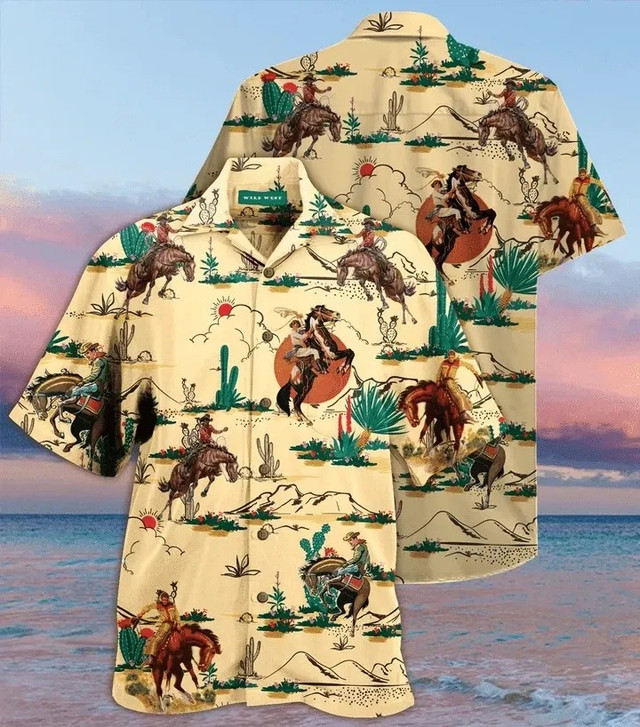 Horse Usa Funny Hawaiian Shirt