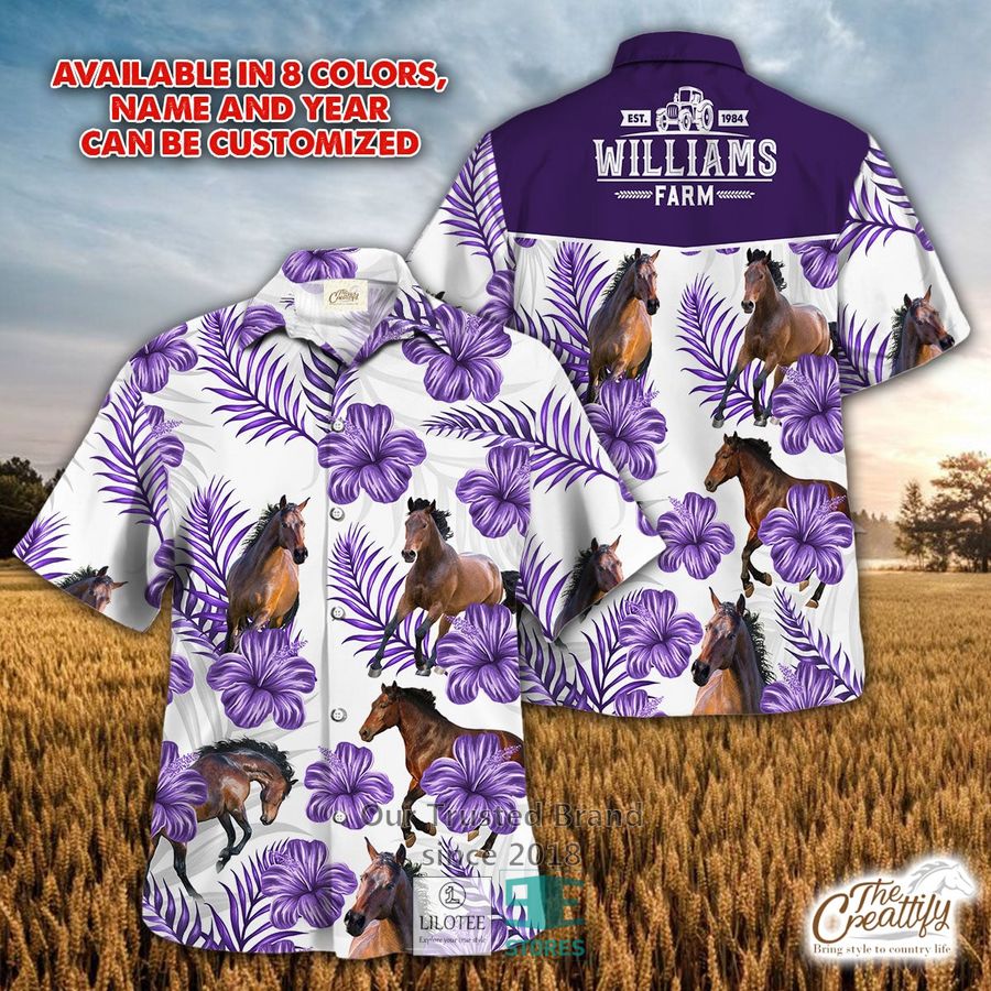 Horse Cattle Hawaiian Shirt