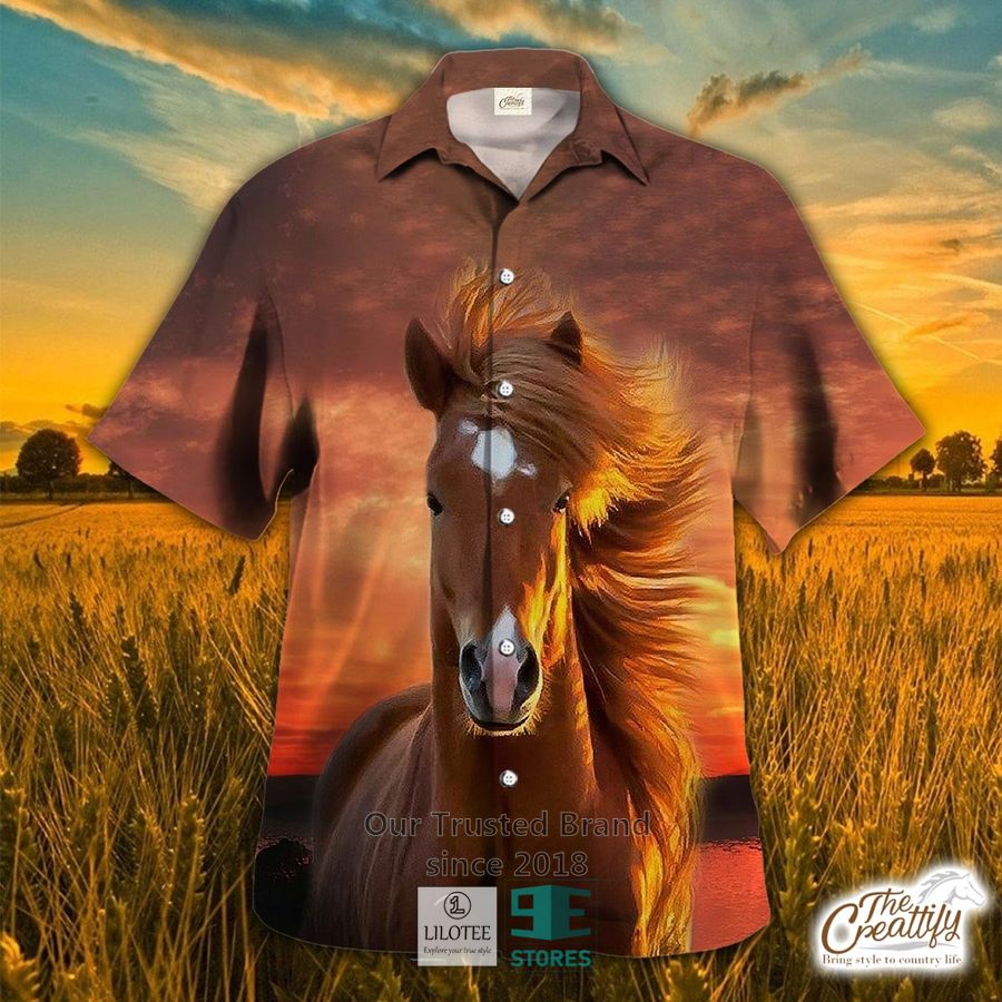 Horse Summer Vibes Hawaiian Shirt