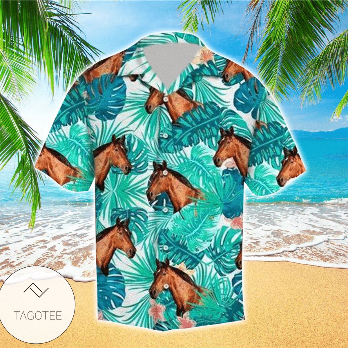 Horse Southwestern Native American Hawaiian Shirt