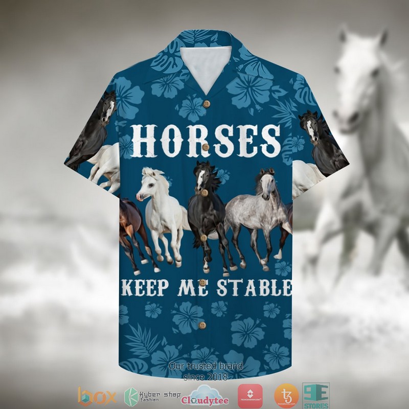 Horseback Riding Independence Day Hawaiian Shirt