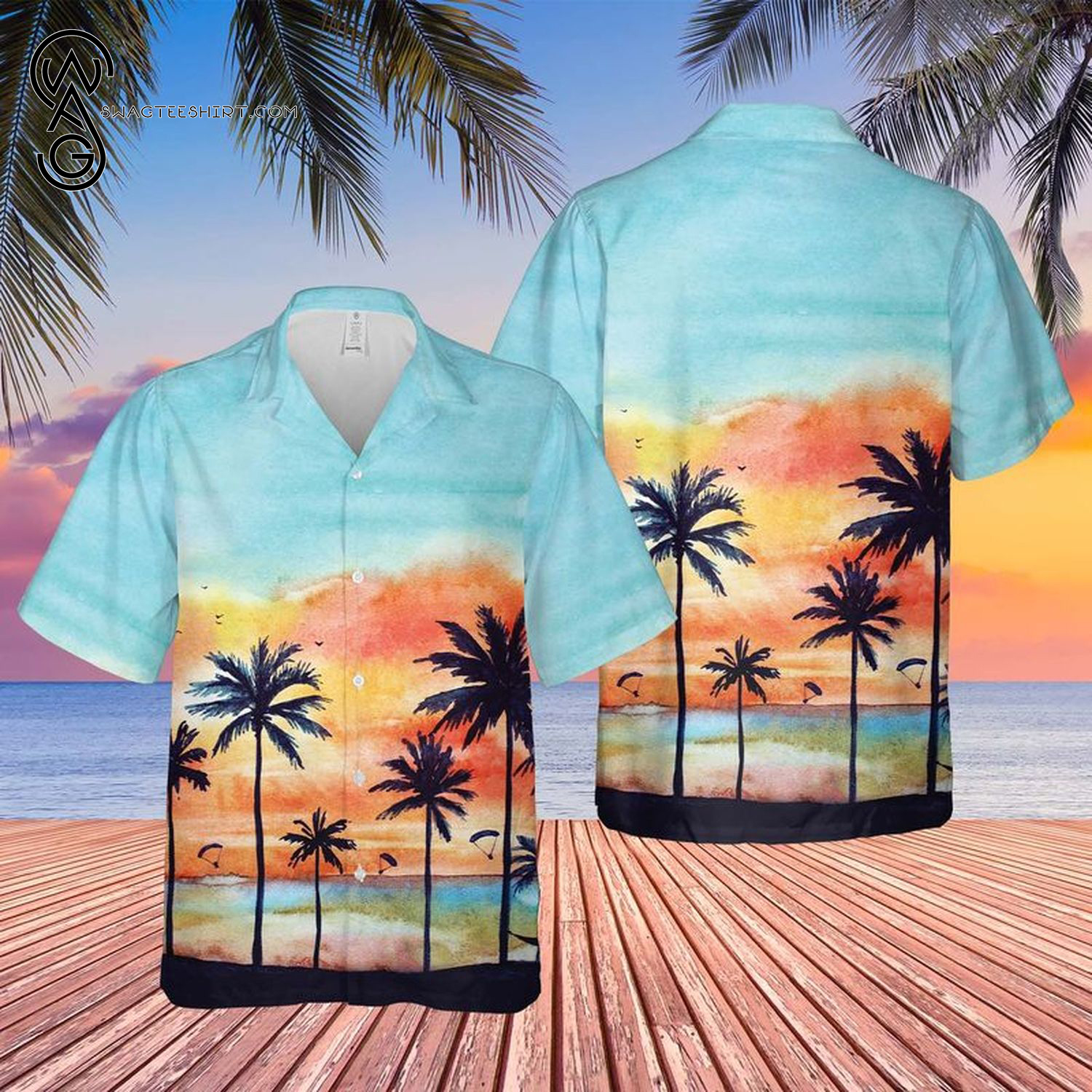 Hot Summer Seamless Pattern Summer Hawaiian Shirt