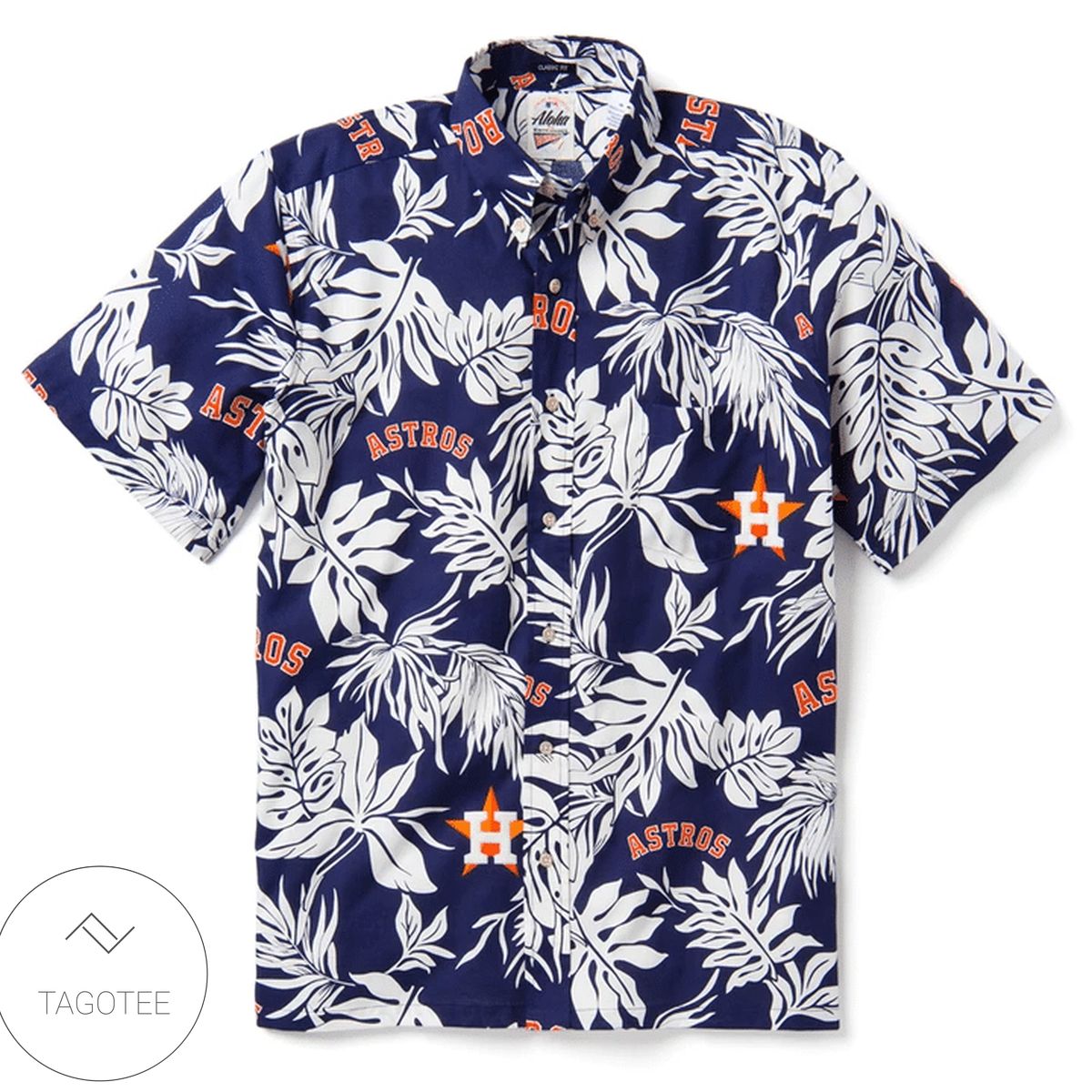 Houston Astros Hawaiian Shirt Houston Astros Baseball Orange Black Hawaii Aloha Shirt