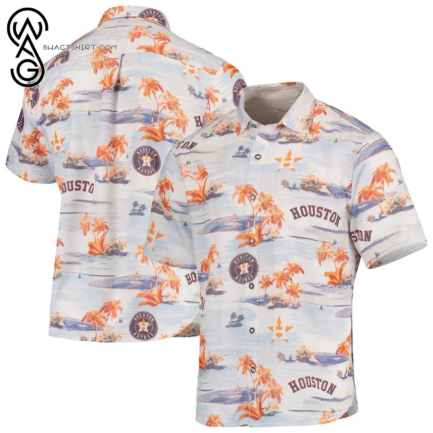 Houston Astros Baseball Team Full Print Hawaiian Shirt