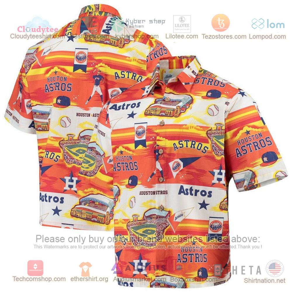 Houston Astros Reyn Spooner Scenic Button-Up Hawaiian Shirt