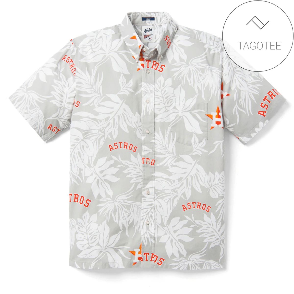 Houston Astros Orange Hawaiiain Shirt