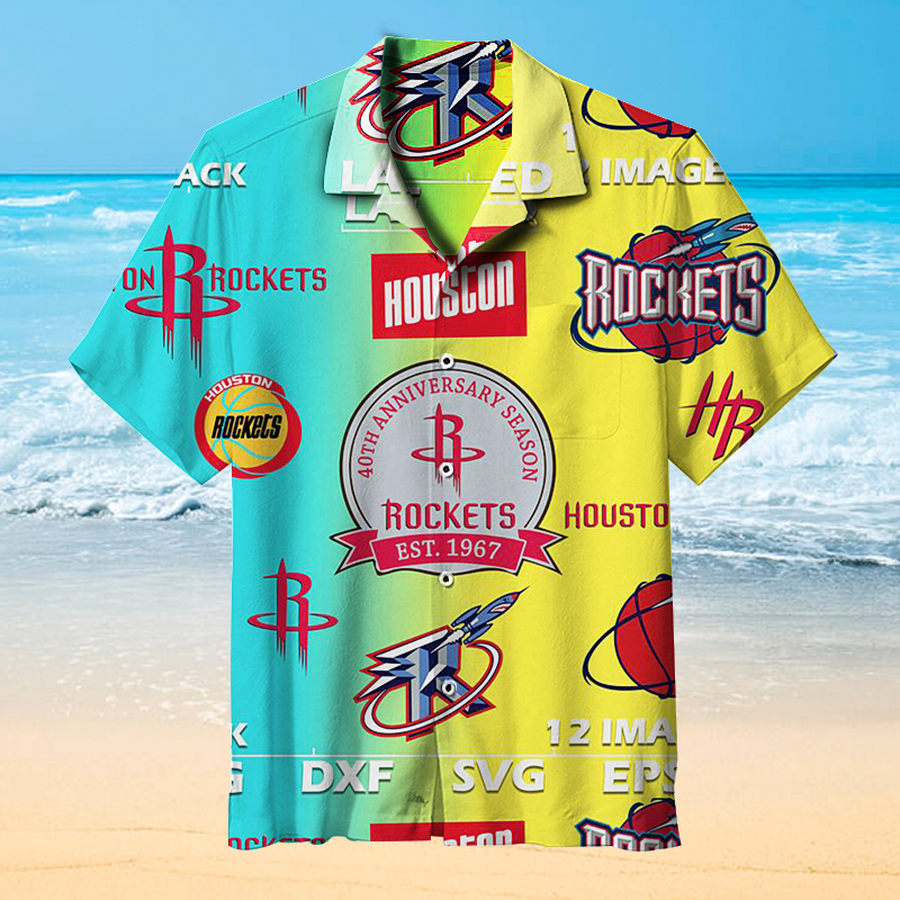 Houston Rockets Hawaiian Shirt 3D All Over Print Men Women Unisex Model 388