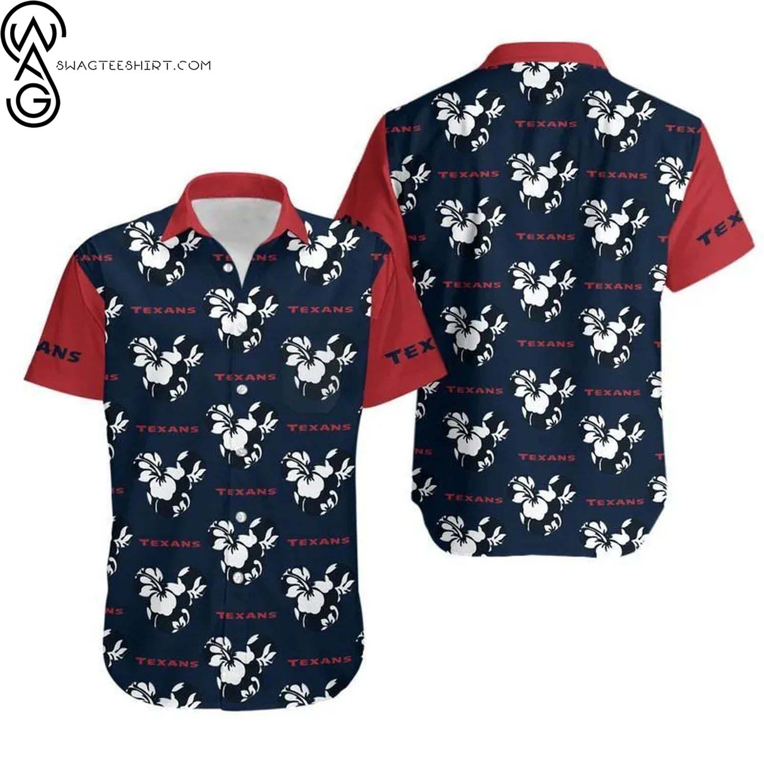 Houston Texans For Fan Summer Vacation Hawaiian Shirt