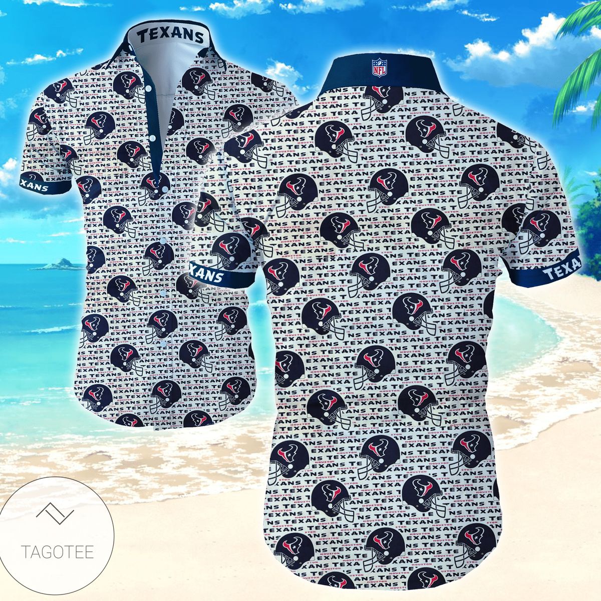 Houston Texans Nfl Tommy Bahama Authentic Hawaiian Shirt 2022