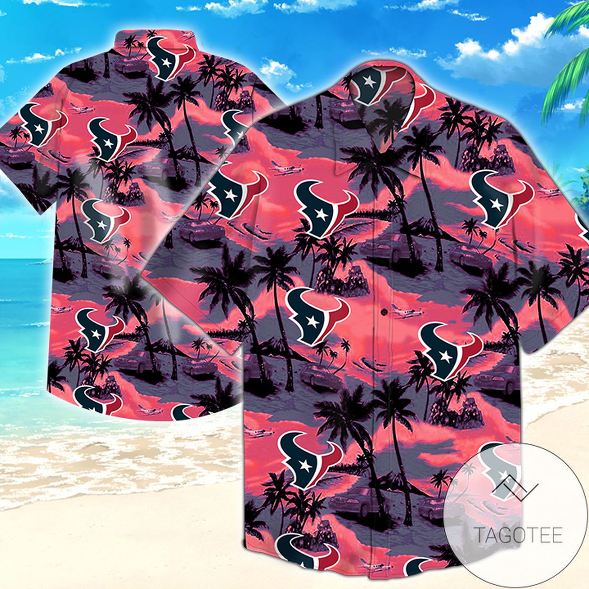 Houston Texans Nfl Tommy Bahama Hawaiian Shirt