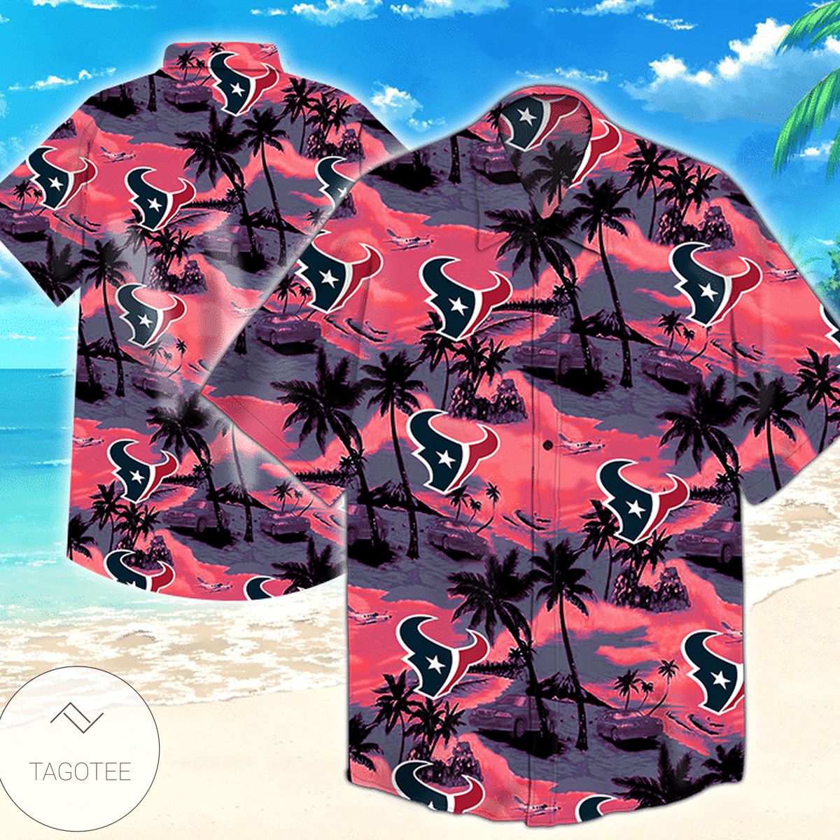 Houston Texans Tommy Bahama Hawaiian Shirt