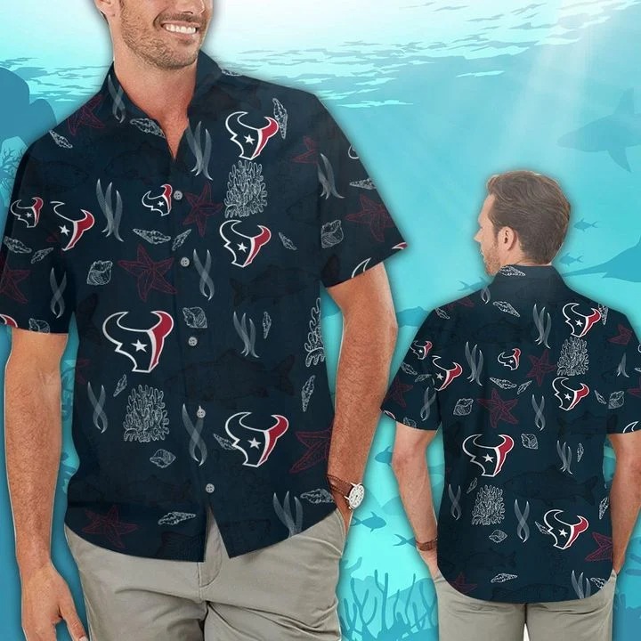 Houston Texans Pirates Aloha Hawaiian Shirt