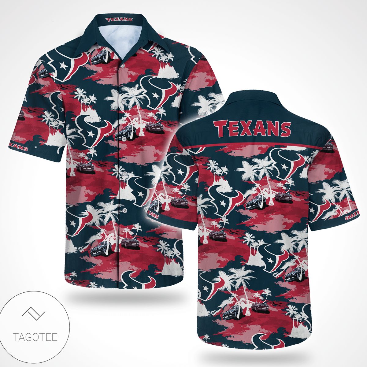 Houston Texans Tropical Flower Authentic Hawaiian Shirt 2022