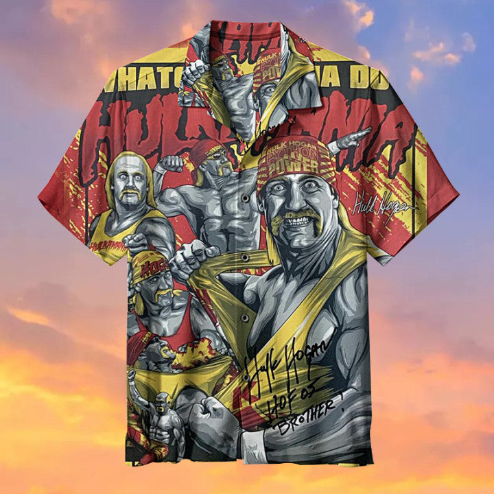 Hulk Hogan Believe In Yourself Brother Hawaiian Shirt