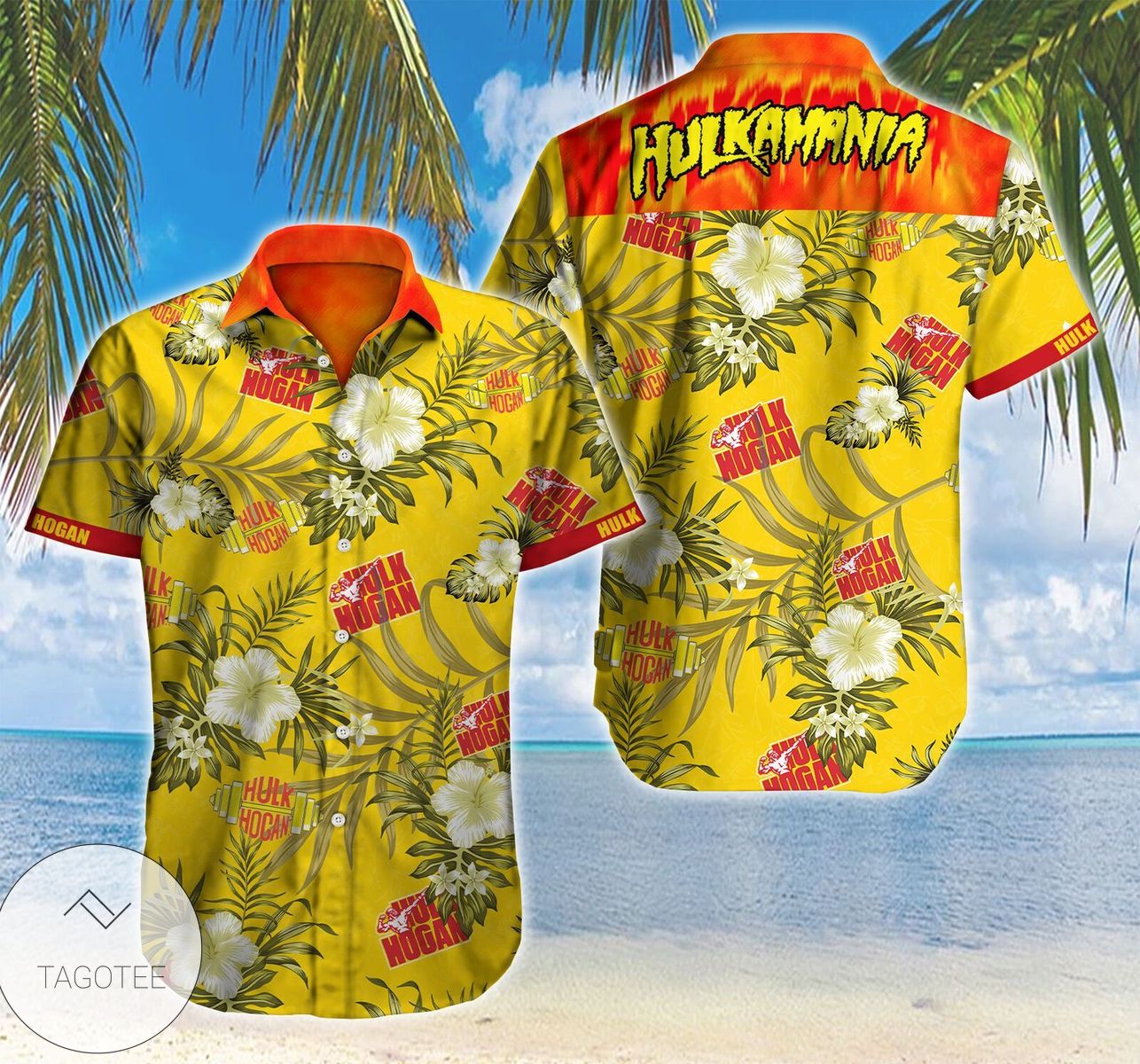 Hulkamania Wwe Wwf Hulk Hogan Authentic Hawaiian Shirt 2022 Gifts Birthday Christmas For Fans