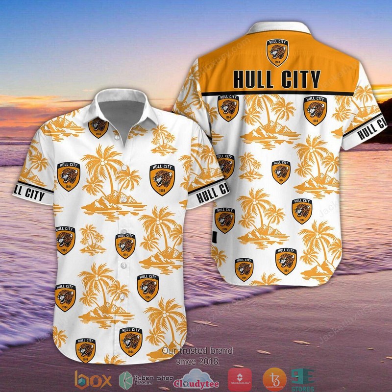 Hull City Hawaiian Shirt, Beach Short