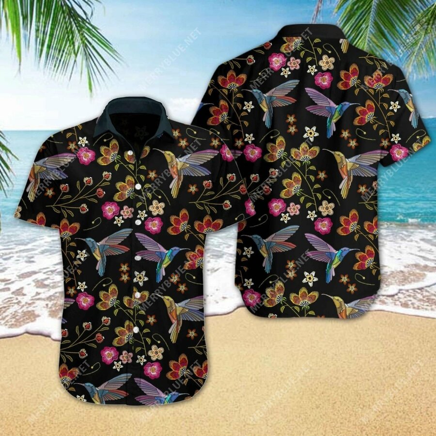 Hummingbird Hawaiian Shirt For Men Women