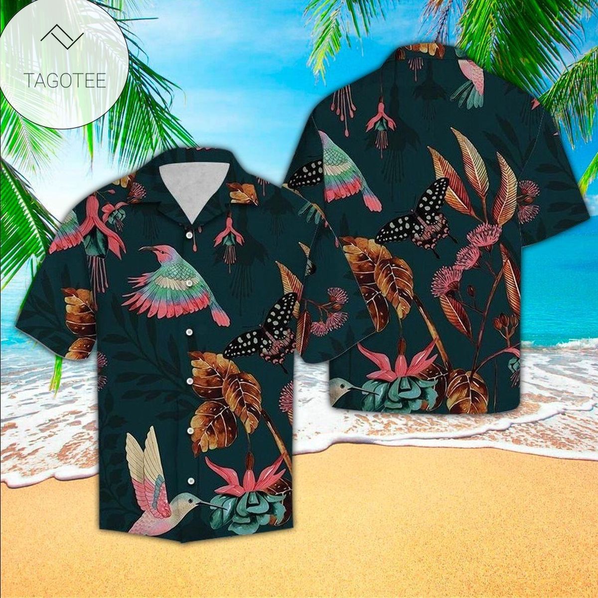 Hummingbird Summer Vibe Tropical 2022 Authentic Hawaiian Shirts 2808l