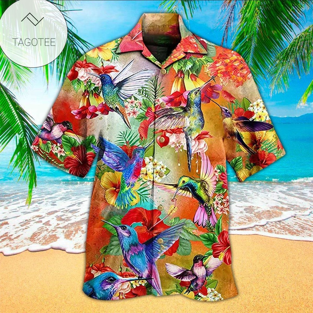 Hunter x Hunter Hawaiian Graphic Print Short Sleeve Hawaiian Casual Shirt