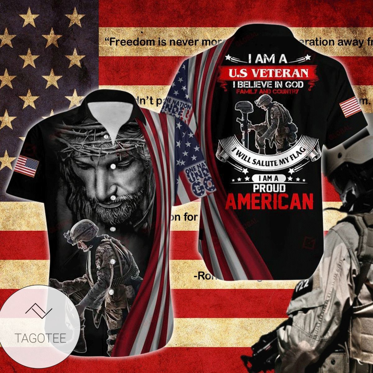 I Am An Army Veteran Personalized All Over Printed Hawaiian Shirt