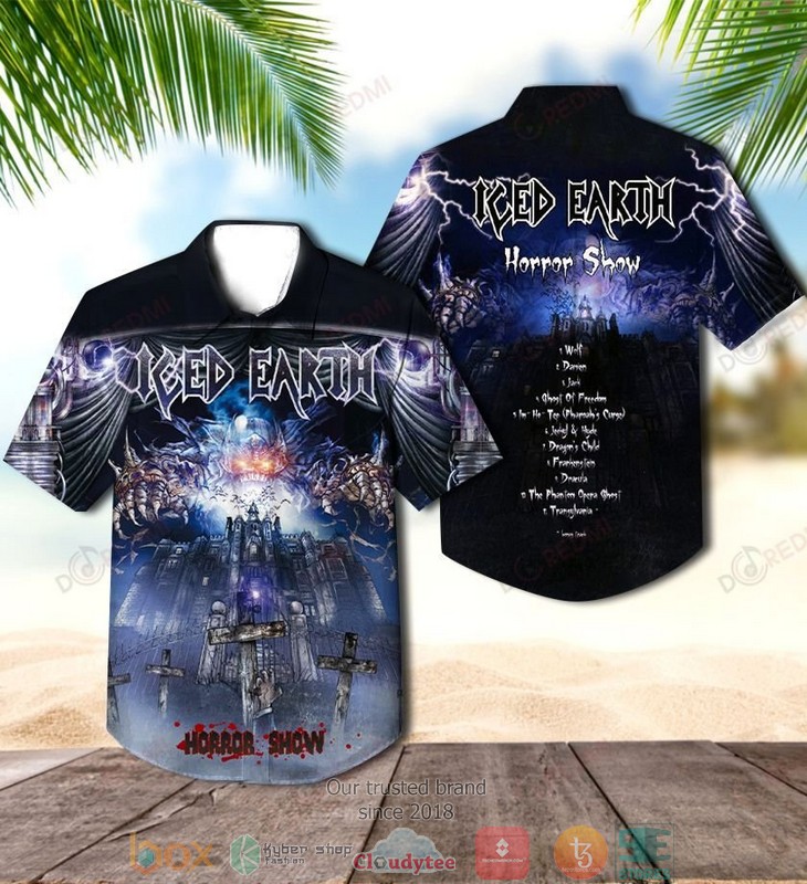 Iced Earth Incorruptible Short Sleeve Hawaiian Shirt