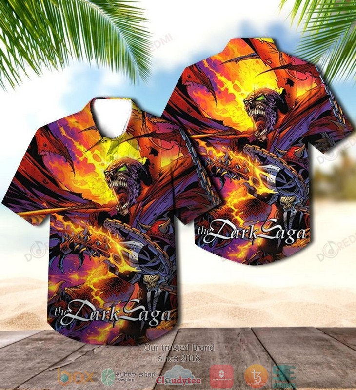 Iced Earth Something Wicked This Way Comes Short Sleeve Hawaiian Shirt