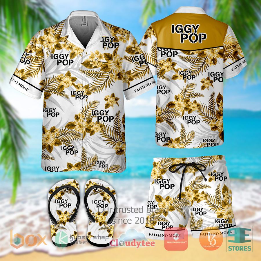 IK Sirius Fotboll Hibiscus Hawaiian shirt, Short