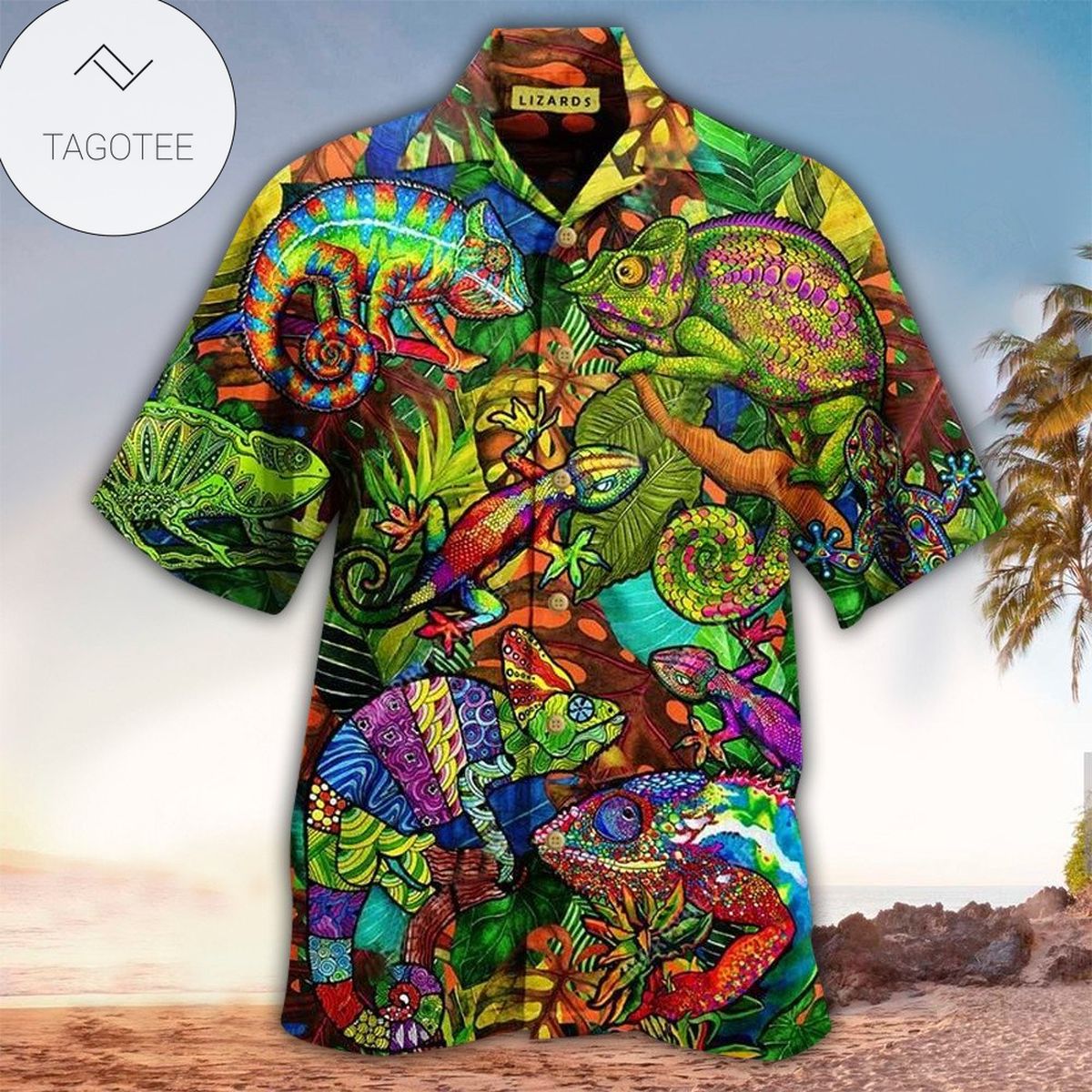 Iguana Hawaiian Shirt Iguana Lover Gifts