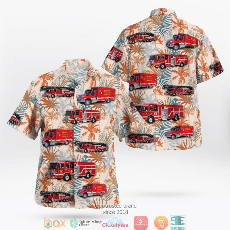 Illinois Pingree Grove Fire Protection District Hawaiian Shirt