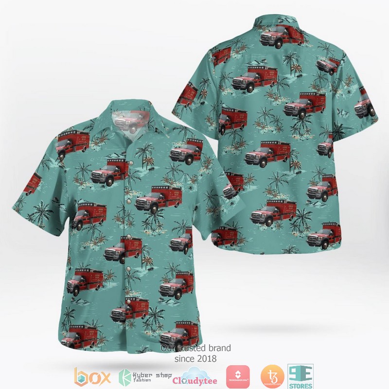 Indiana Scott County EMS Aloha Shirt