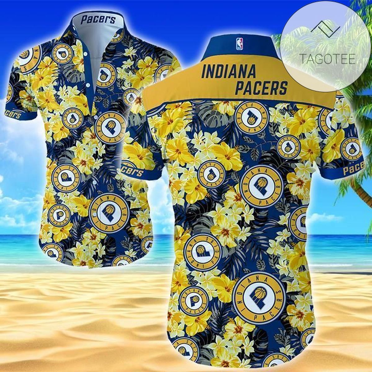 Indiana Pacers Authentic Hawaiian Shirt 2022