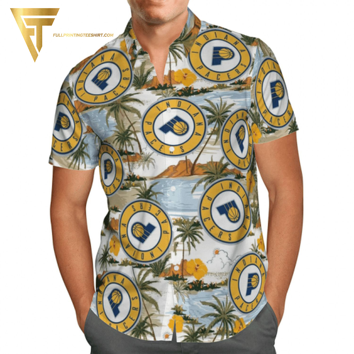 Indiana Pacers NBA Team Summer Hawaiian Shirt