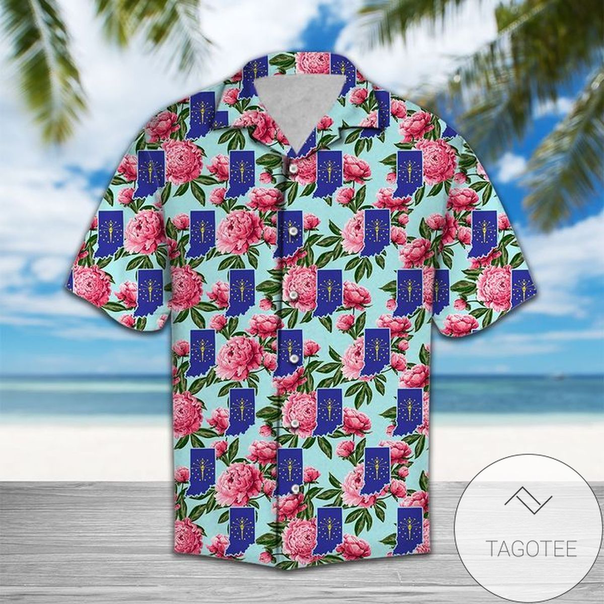 Indiana Proud Proud Hawaiian Shirt