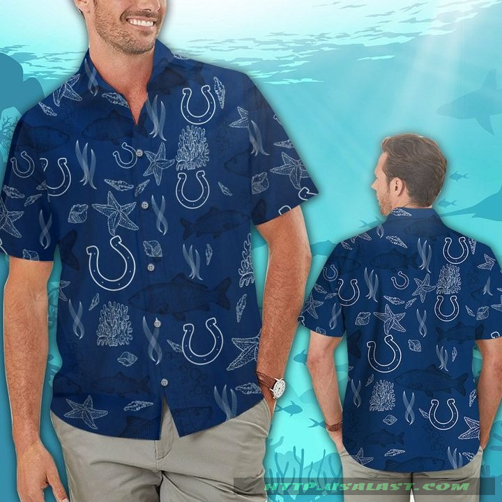 Indianapolis Colts Pirates Aloha Hawaiian Shirt