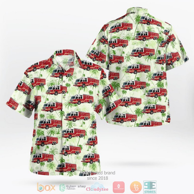 Indianapolis Fire Department Aloha Shirt