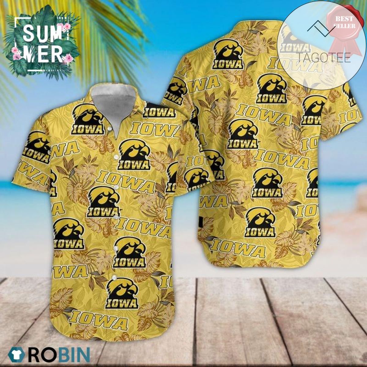 Iowa Hawkeyes 3d Authentic Hawaiian Shirt 2022 Button Up T Shirt