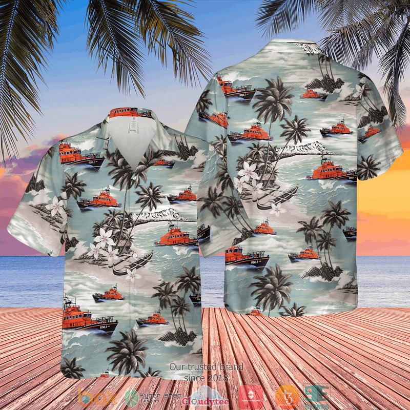 Ireland Police Eurocopter EC 135T2 Helicopter Hawaiian Shirt