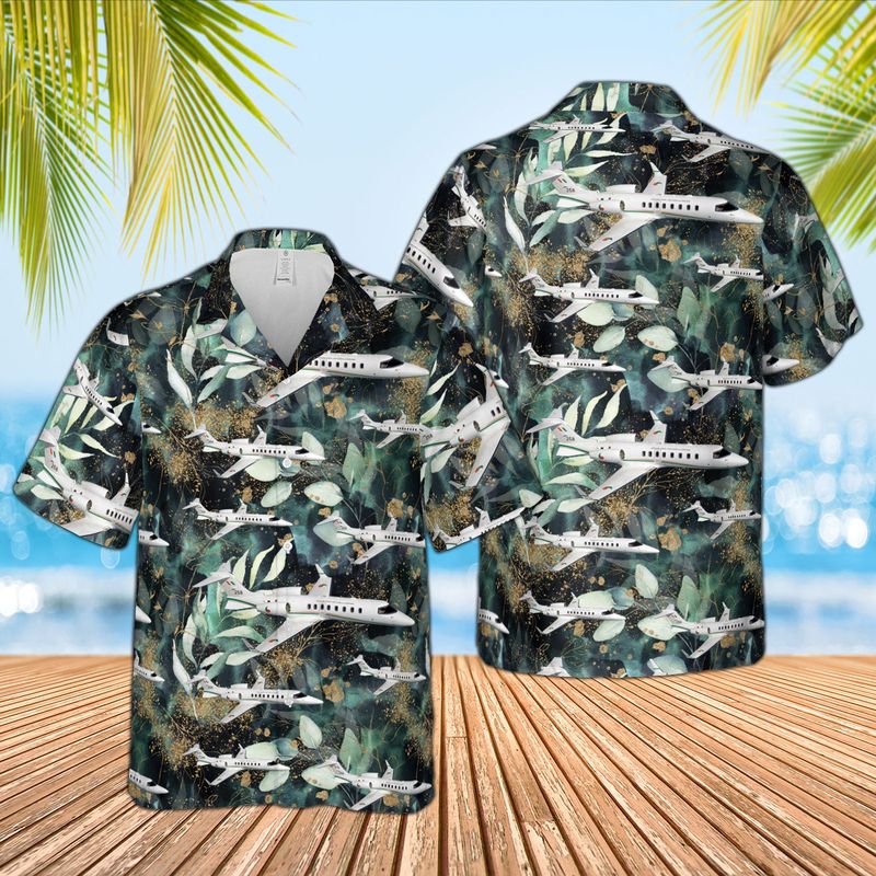 Irish Air Corps Pilatus PC-12 Hawaiian Shirt