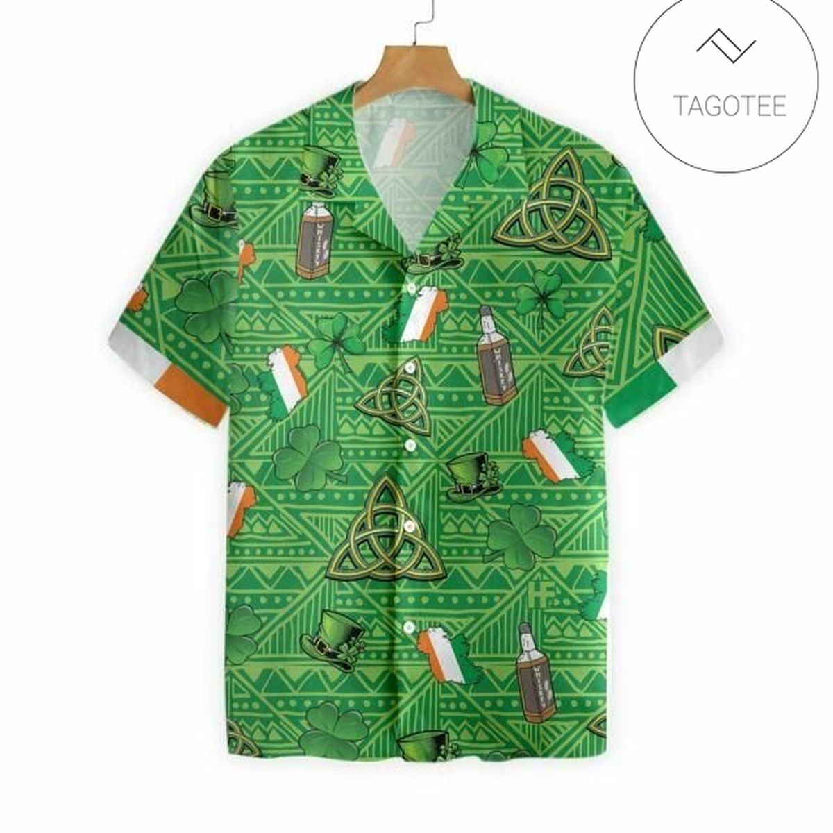 Ireland Forever Erin Go Bragh Flag Hawaiian Shirt